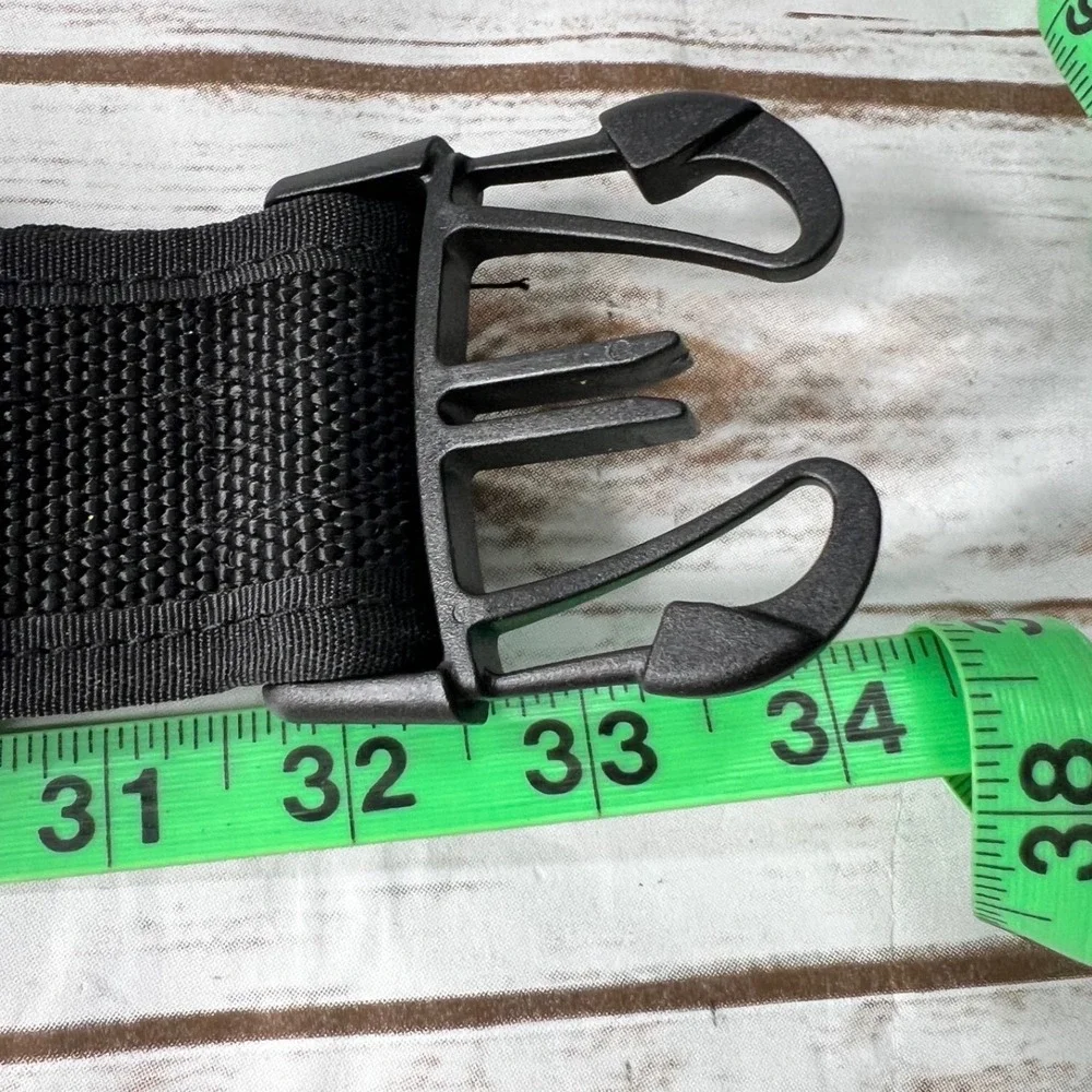 UTG Tactical Duty Belt Black Adjustable Nylon with Mag Pouches One Size